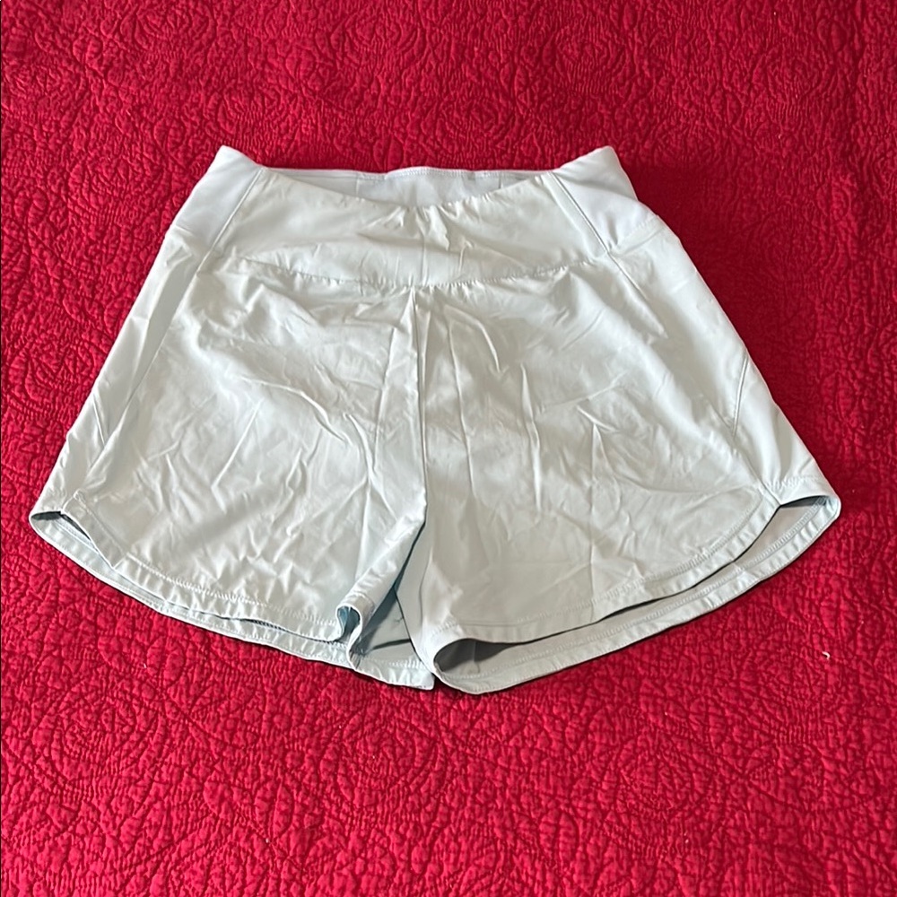 Nike White Athletic Shorts with Elastic Waistband size extra small